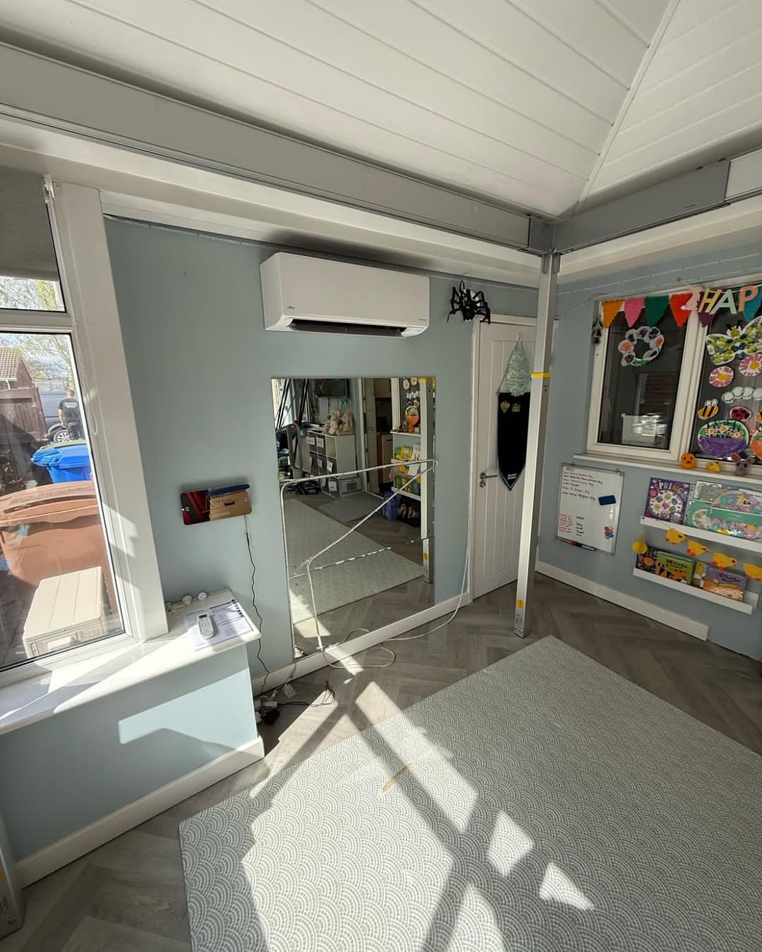 nstalled a Fujitsu Airstage air conditioning system into a little boys therapy room