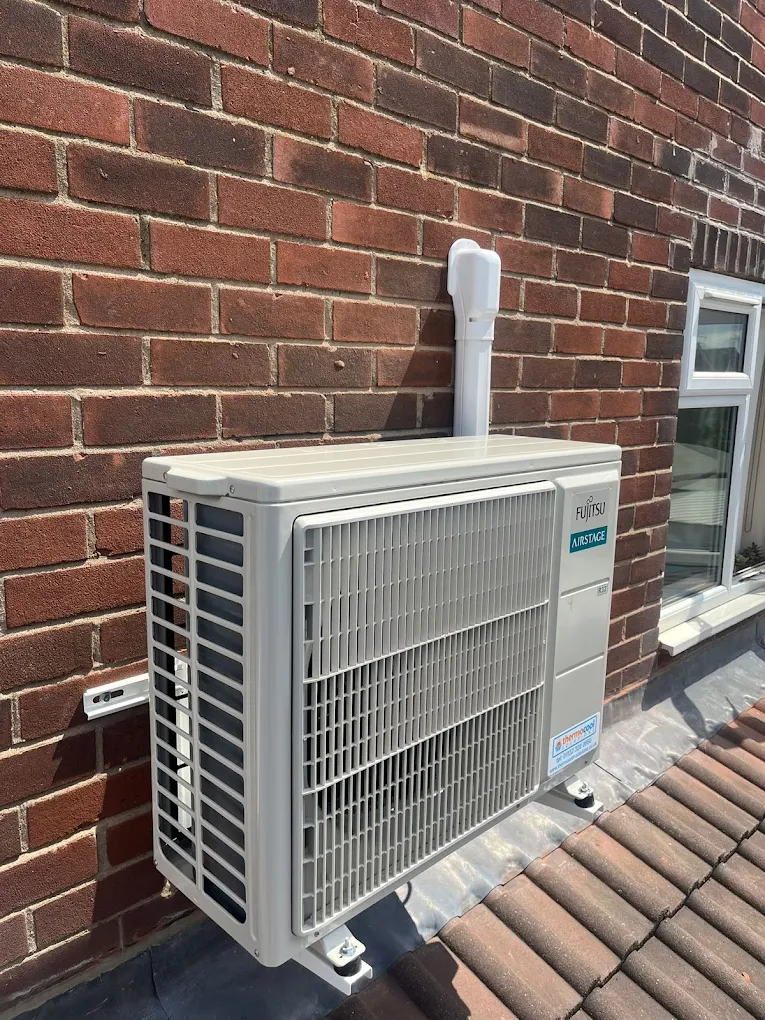 fujitsu condenser installed