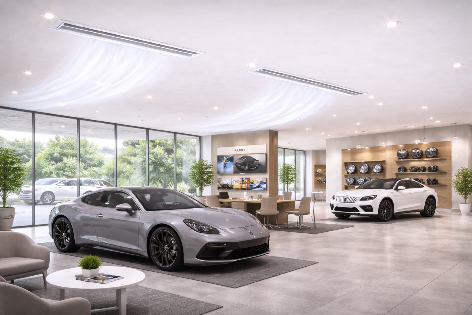 Ducted for showrooms