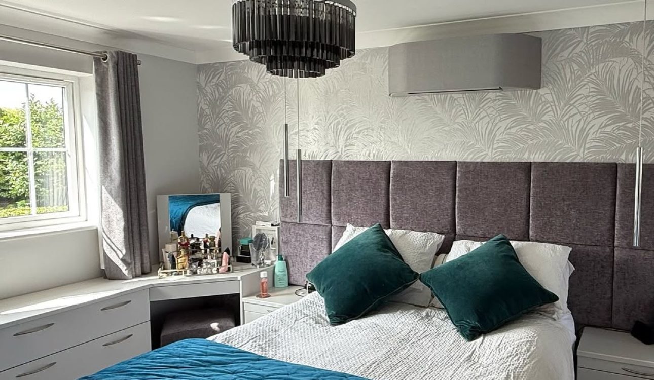 bedroom air conditioning installed